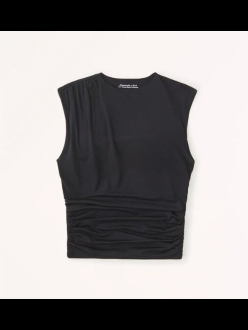 Abercrombie & Fitch Black Sleeveless Tank